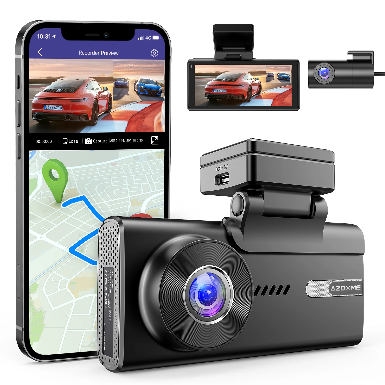 AZDOME M580 Dash Camera